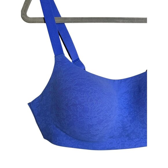 Aerie Smoothiez XL Blue Lace Padded Wireless Bra With Adjustable Straps - Picture 2 of 6